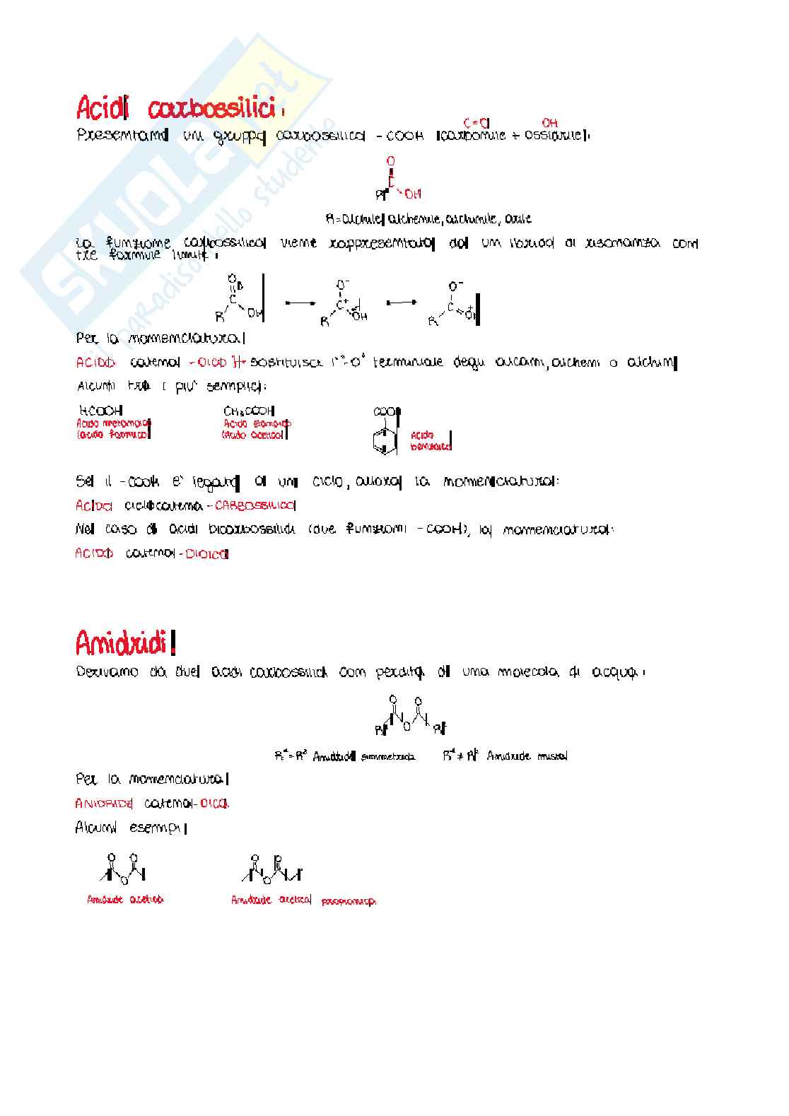 Chimica organica Pag. 1