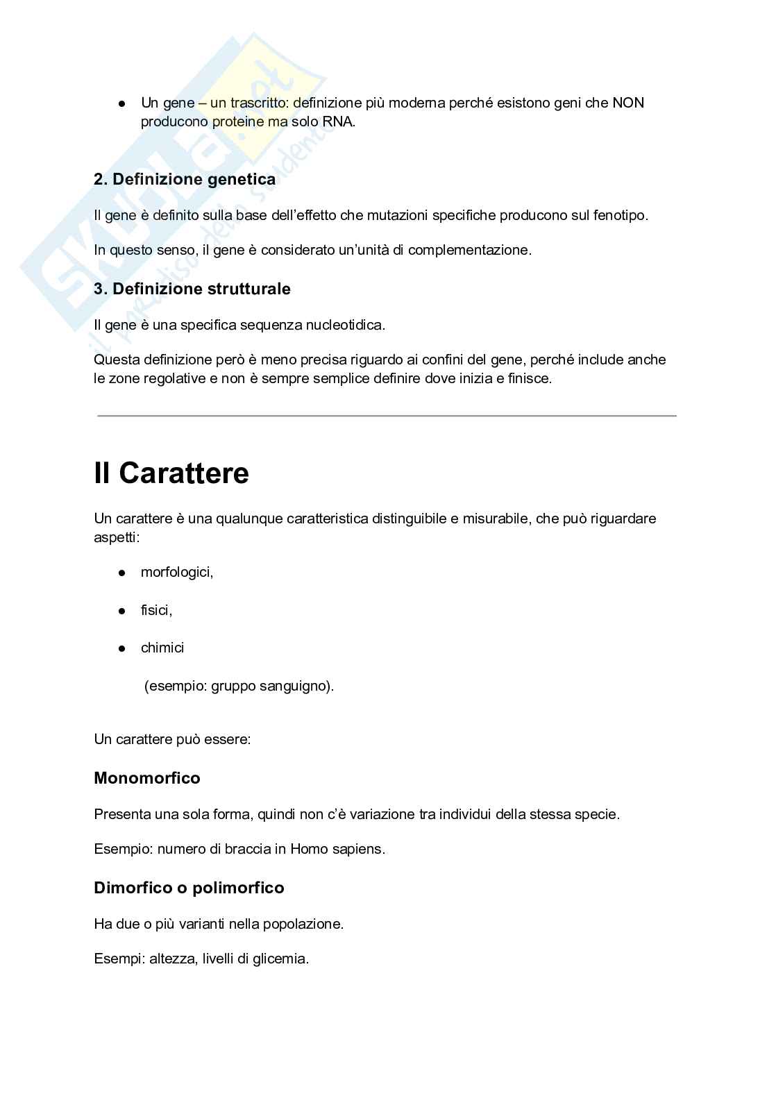 Appunti Genetica Pag. 2