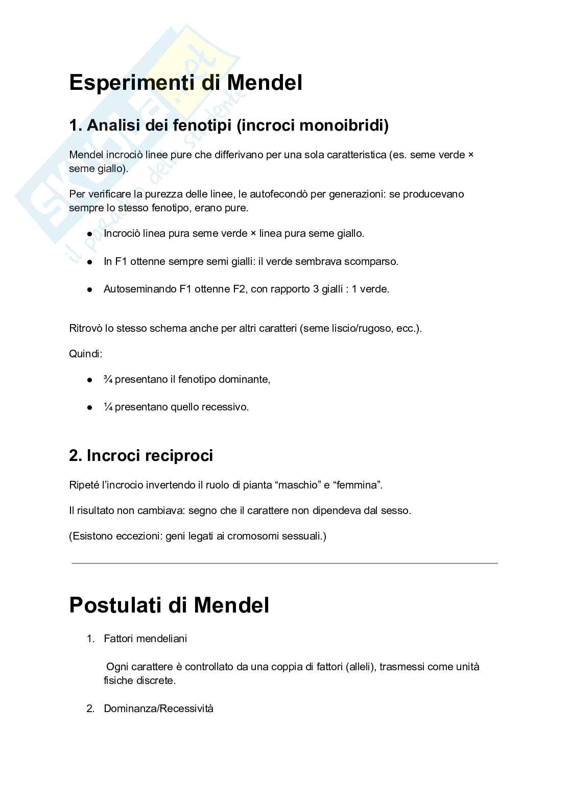 Appunti Genetica Pag. 6