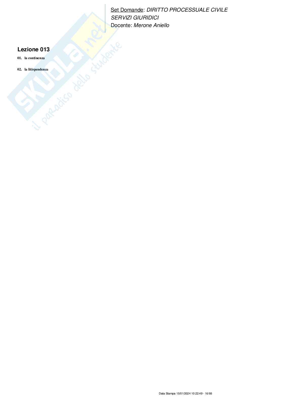 Paniere nuovo (2024) completo di Diritto processuale civile  Pag. 16