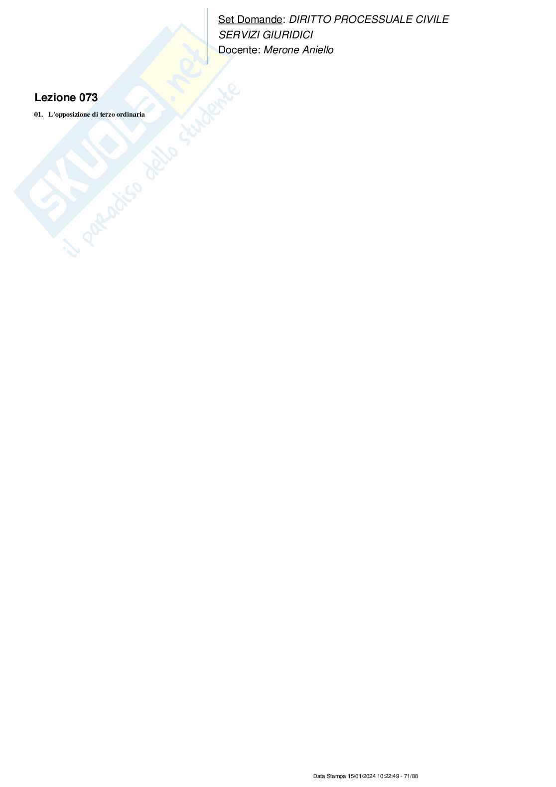 Paniere nuovo (2024) completo di Diritto processuale civile  Pag. 71