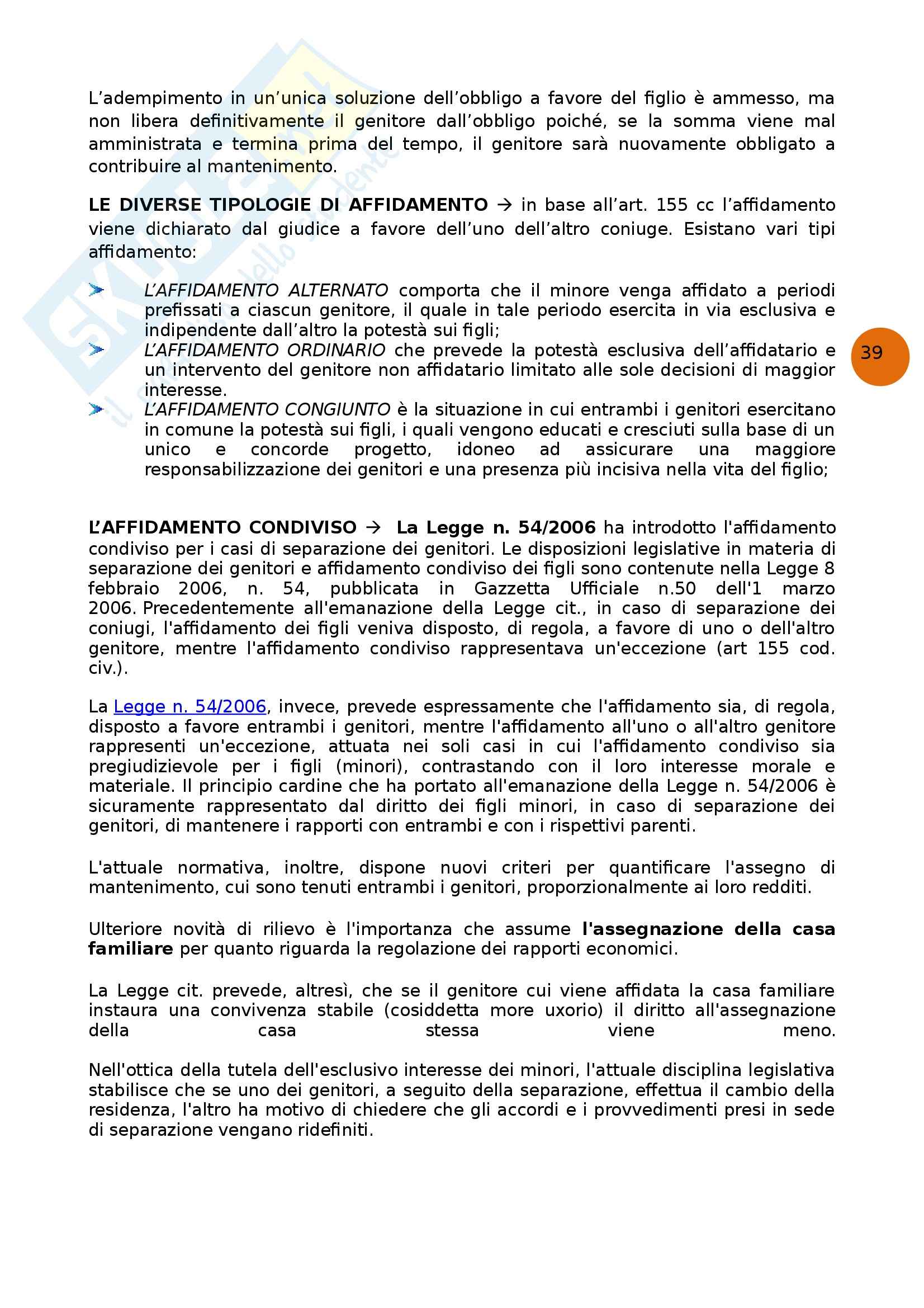 Riassunto esame Diritto di famiglia, prof. Autorino, libro consigliato Studi sul diritto di famiglia Pag. 21