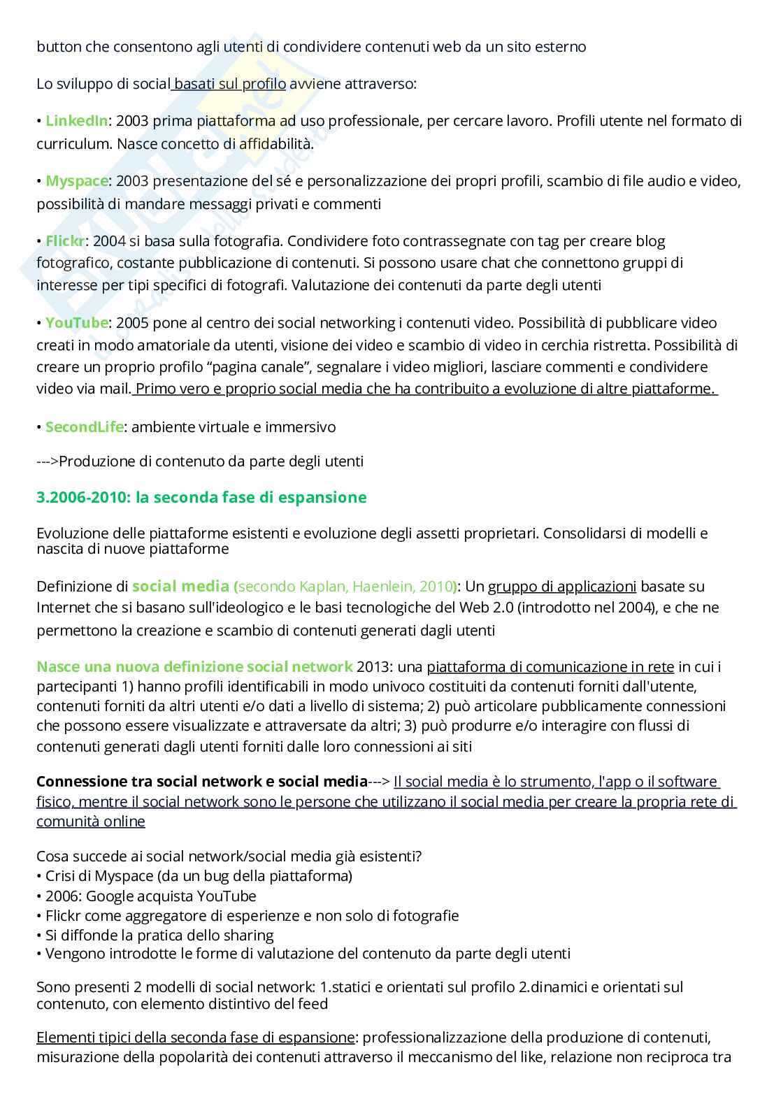 Riassunto esame Digital media, Prof. Locatelli Elisabetta, libro consigliato Media digitali, la storia, i contesti sociali, le narrazioni, Laterza Pag. 21