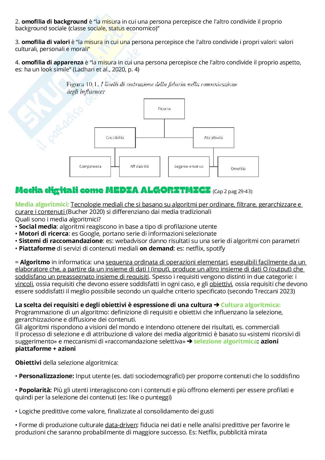 Riassunto esame Digital media, Prof. Locatelli Elisabetta, libro consigliato Media digitali, la storia, i contesti sociali, le narrazioni, Laterza Pag. 36