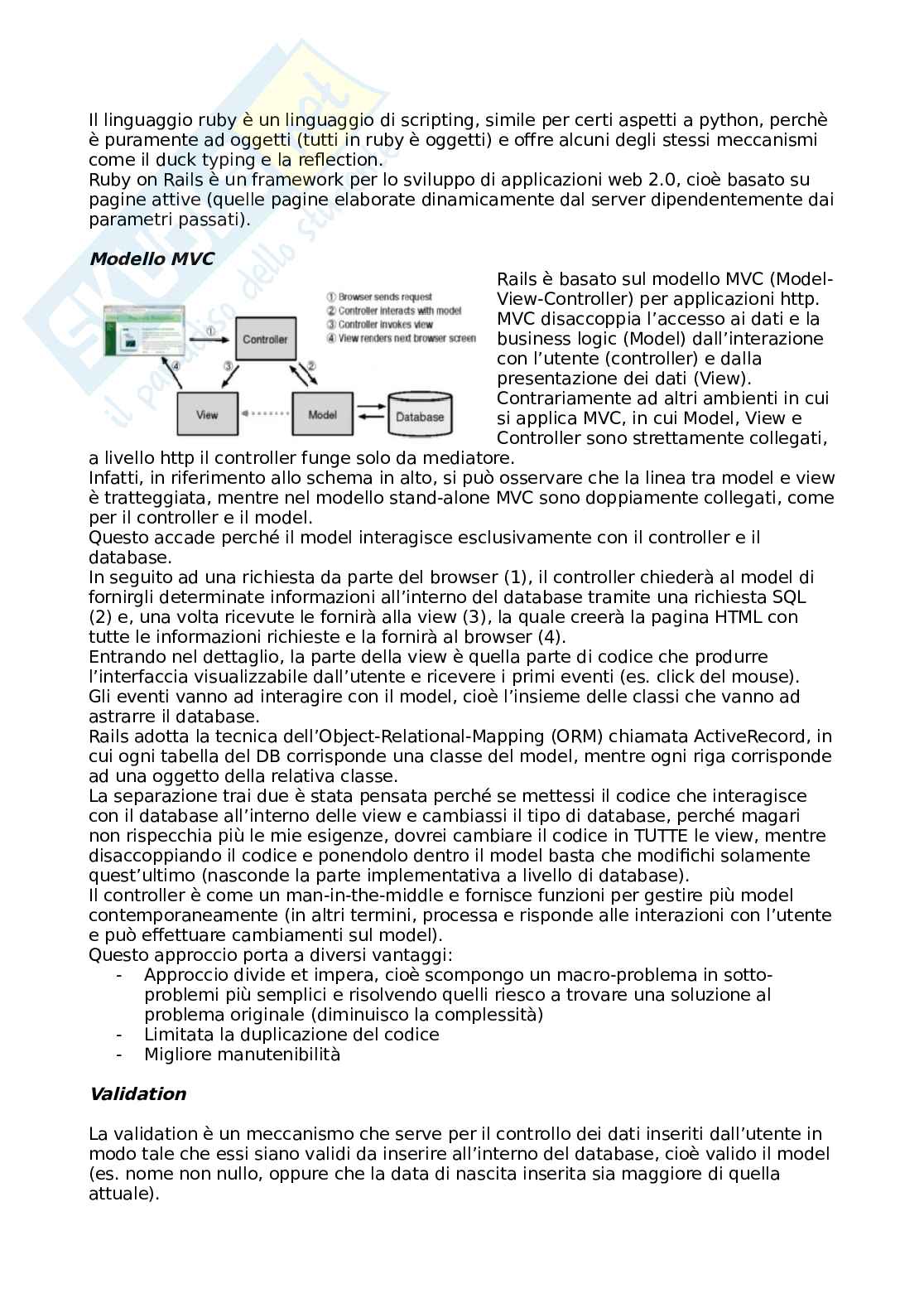 Appunti Ruby On Rails Pag. 1