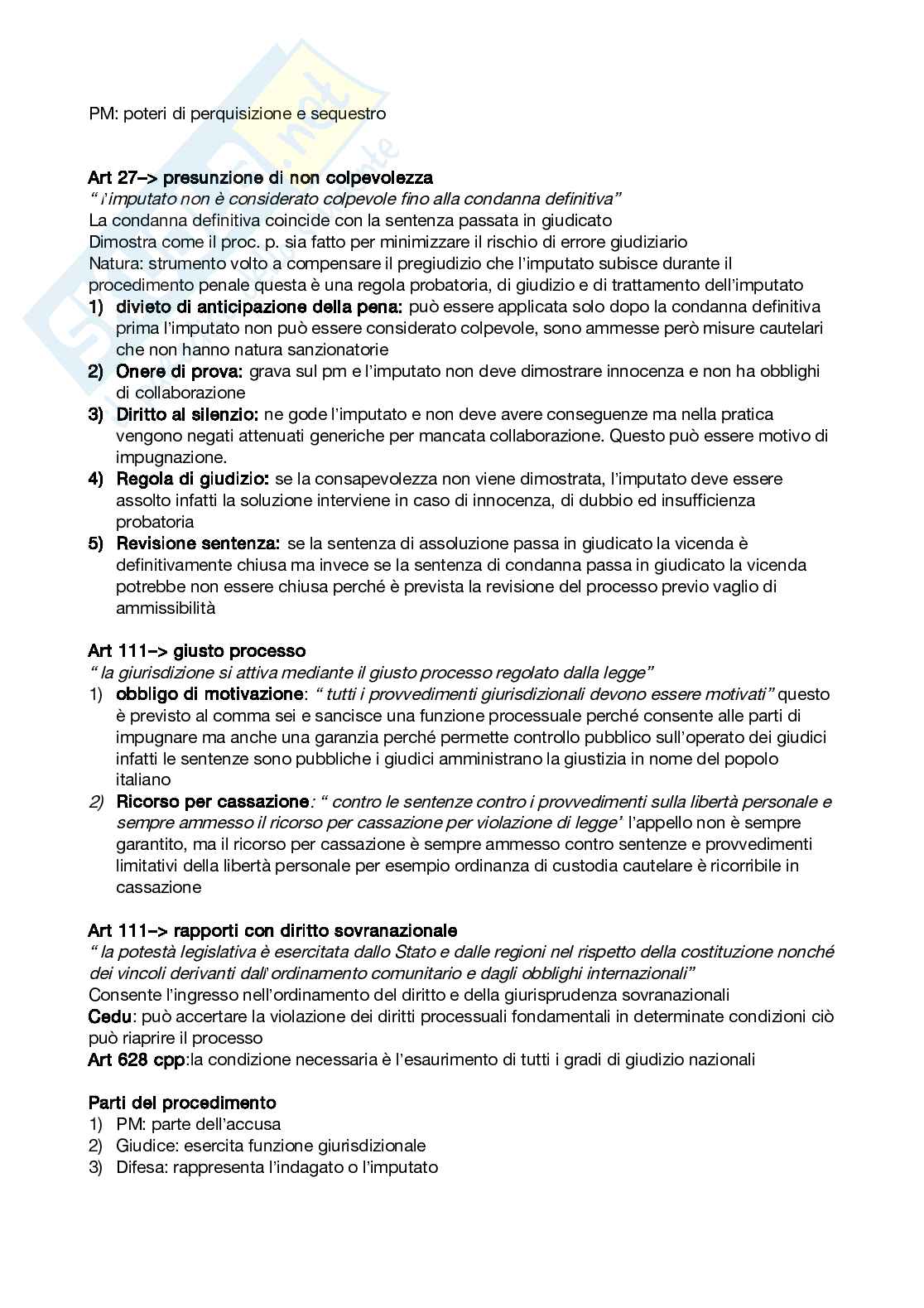 Diritto processuale penale Pag. 2