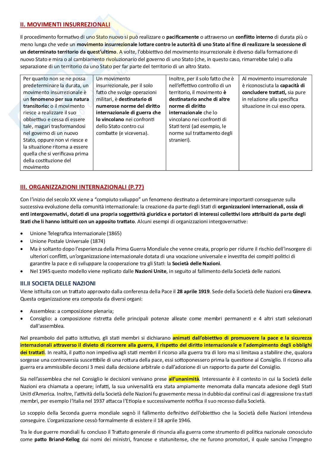 Appunti completi di Diritto internazionale Pag. 11