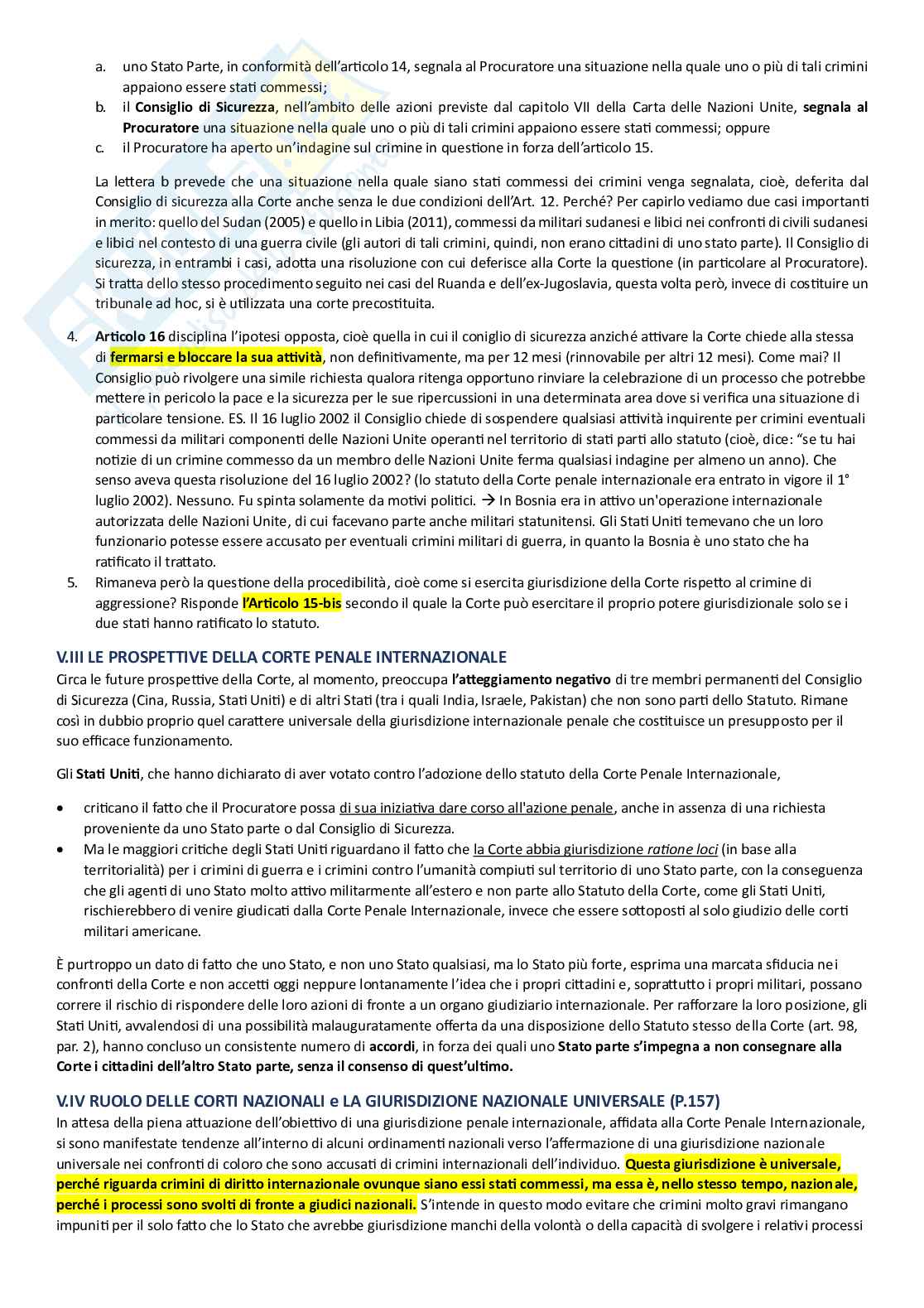 Appunti completi di Diritto internazionale Pag. 26