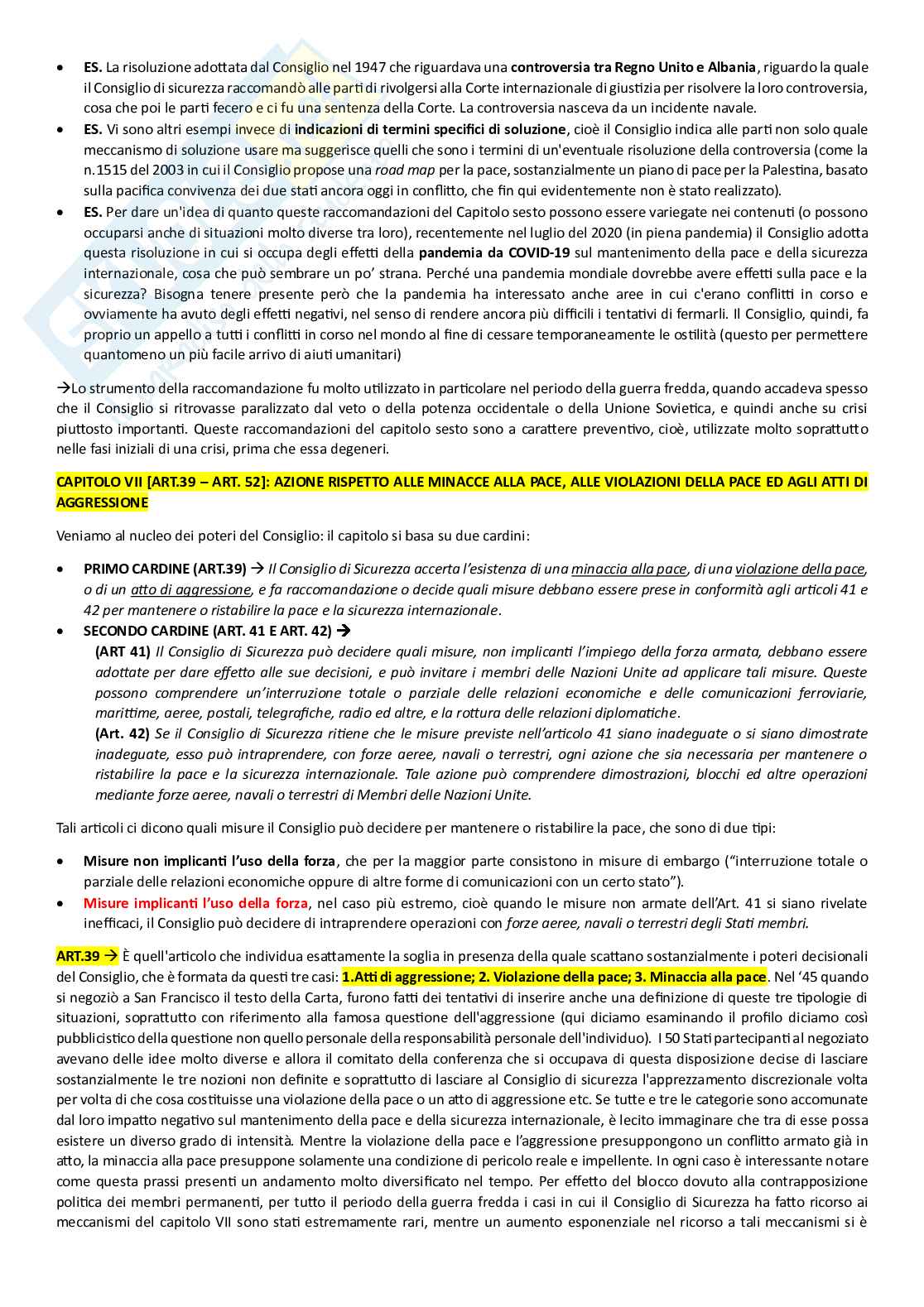 Appunti completi di Diritto internazionale Pag. 31