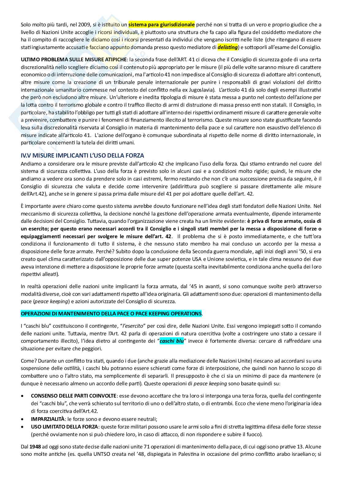 Appunti completi di Diritto internazionale Pag. 36