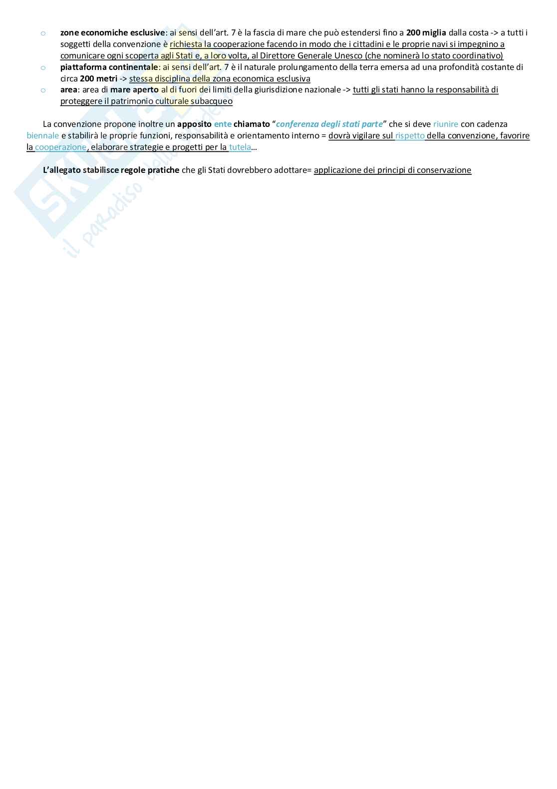 Riassunto esame Legislazione dei beni culturali, Prof. Gaffuri Federico, libro consigliato Diritto dei beni culturali, Gaffuri Pag. 36