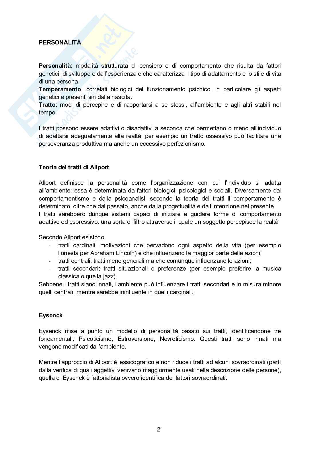 Appunti sui costrutti psicologici Pag. 21