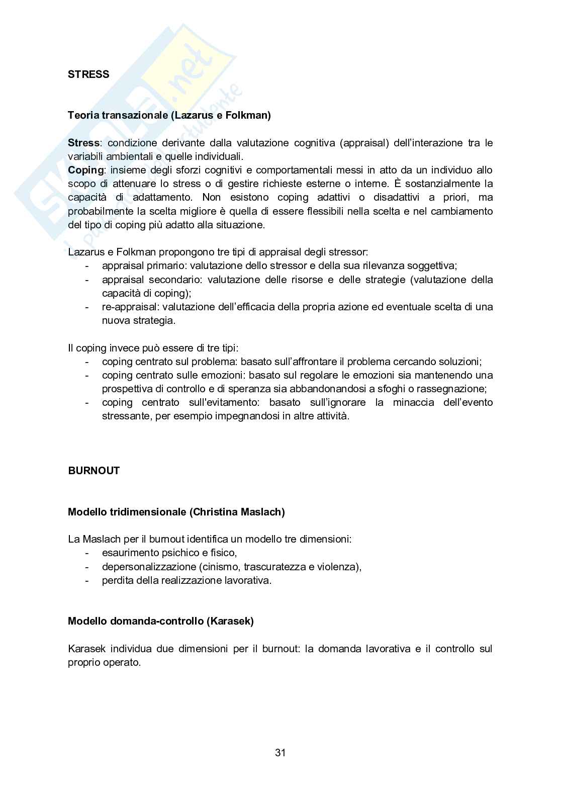 Appunti sui costrutti psicologici Pag. 31