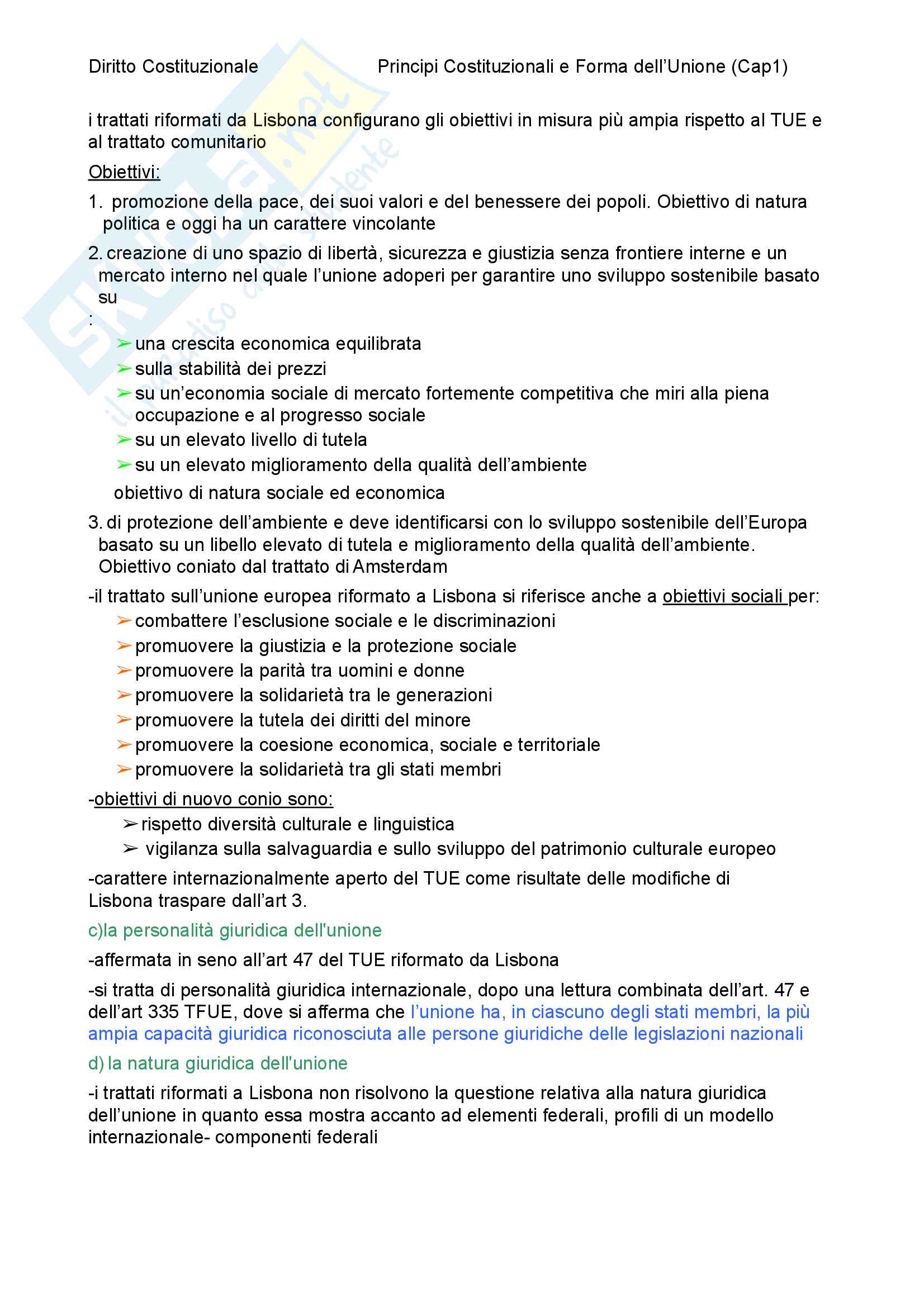 Riassunto esame diritto costituzionale, prof. Mezzetti, libro consigliato principi costituzionali Pag. 61