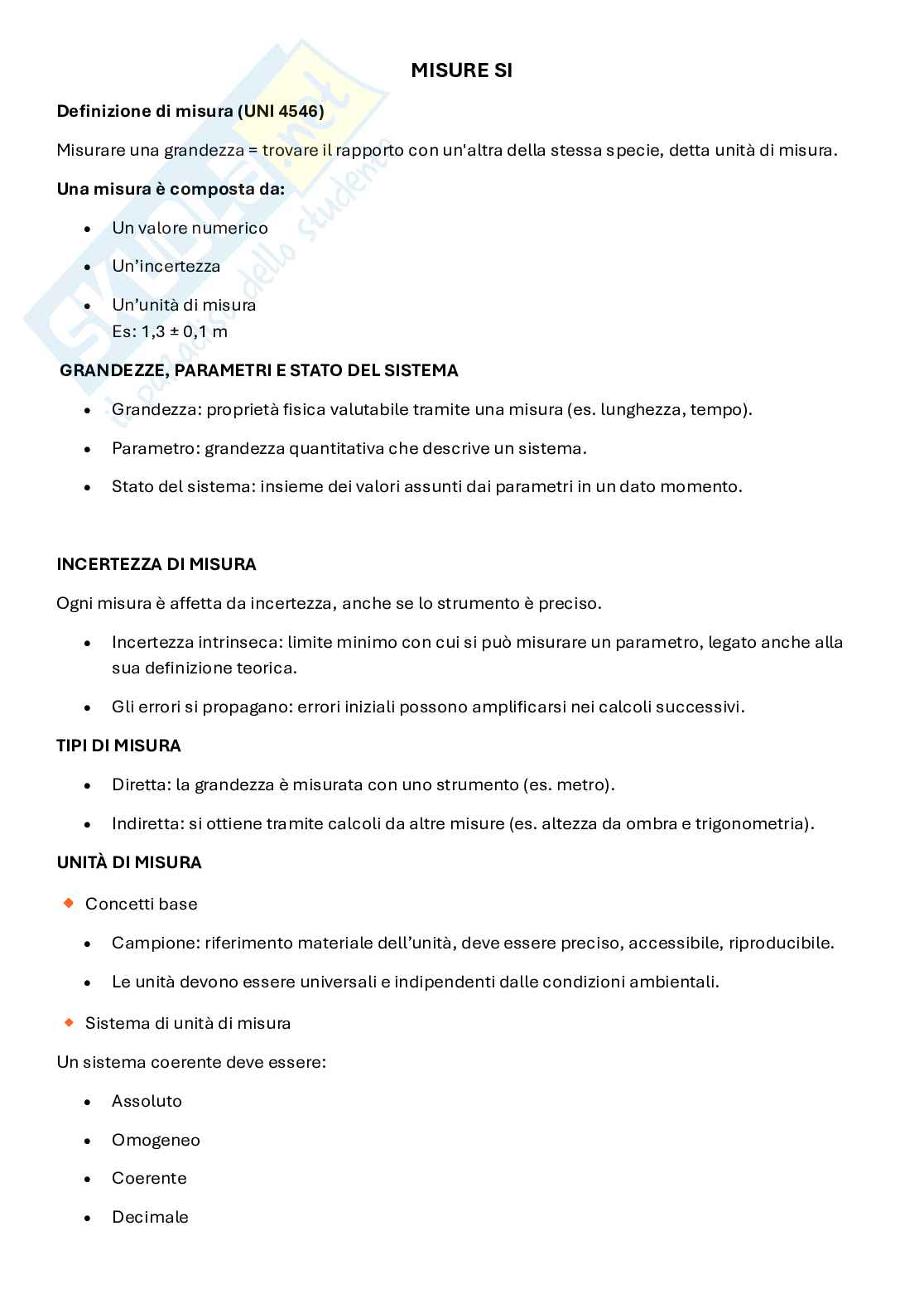 Misure elettriche ed elettroniche Pag. 1