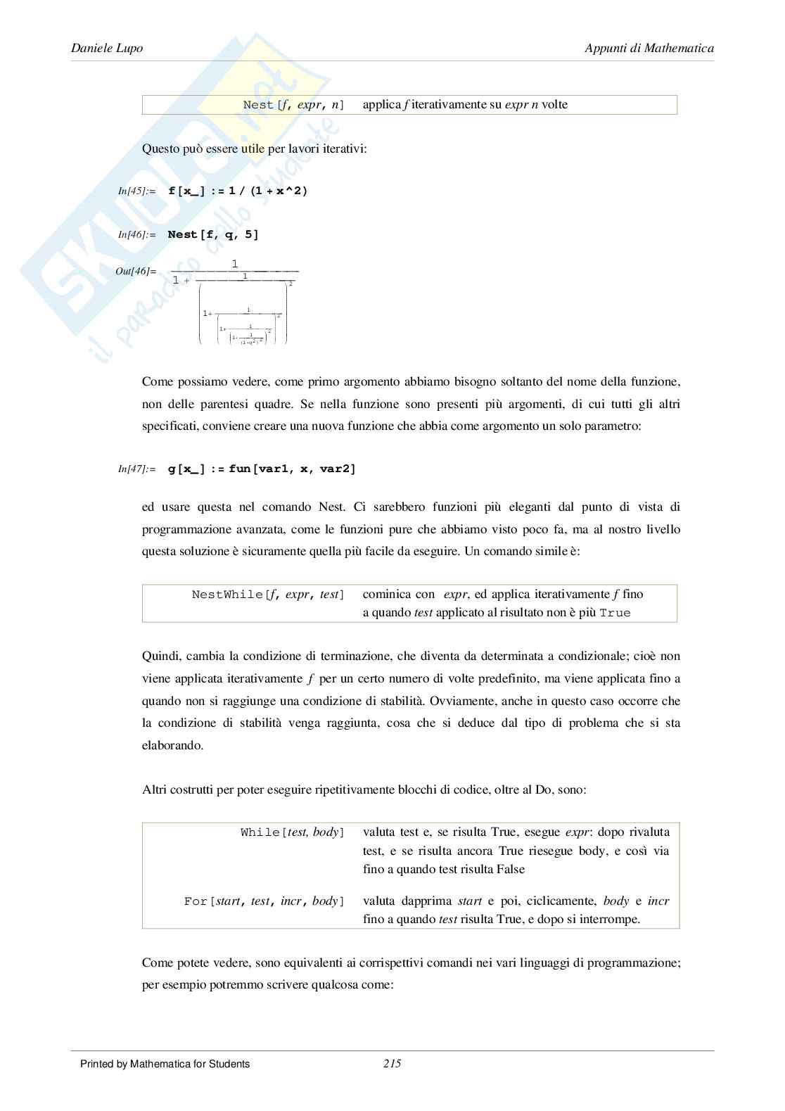 Manuale di Mathematica 07 Pag. 16