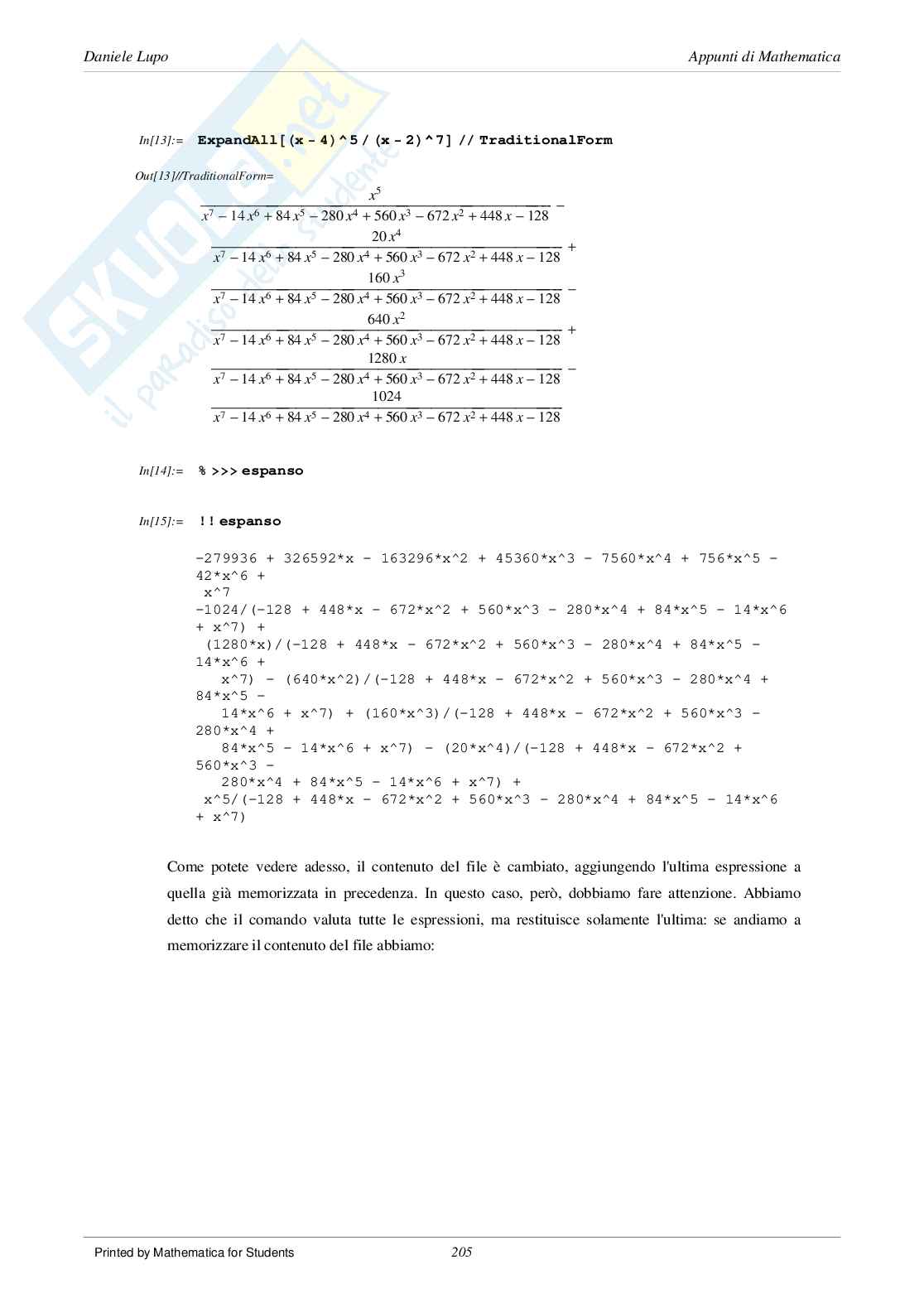 Manuale di Mathematica 07 Pag. 6