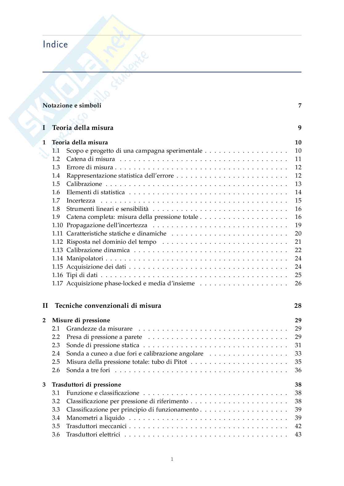 Appunti Experimental techniques and performance test methods for power plants and fluid machinery Pag. 2