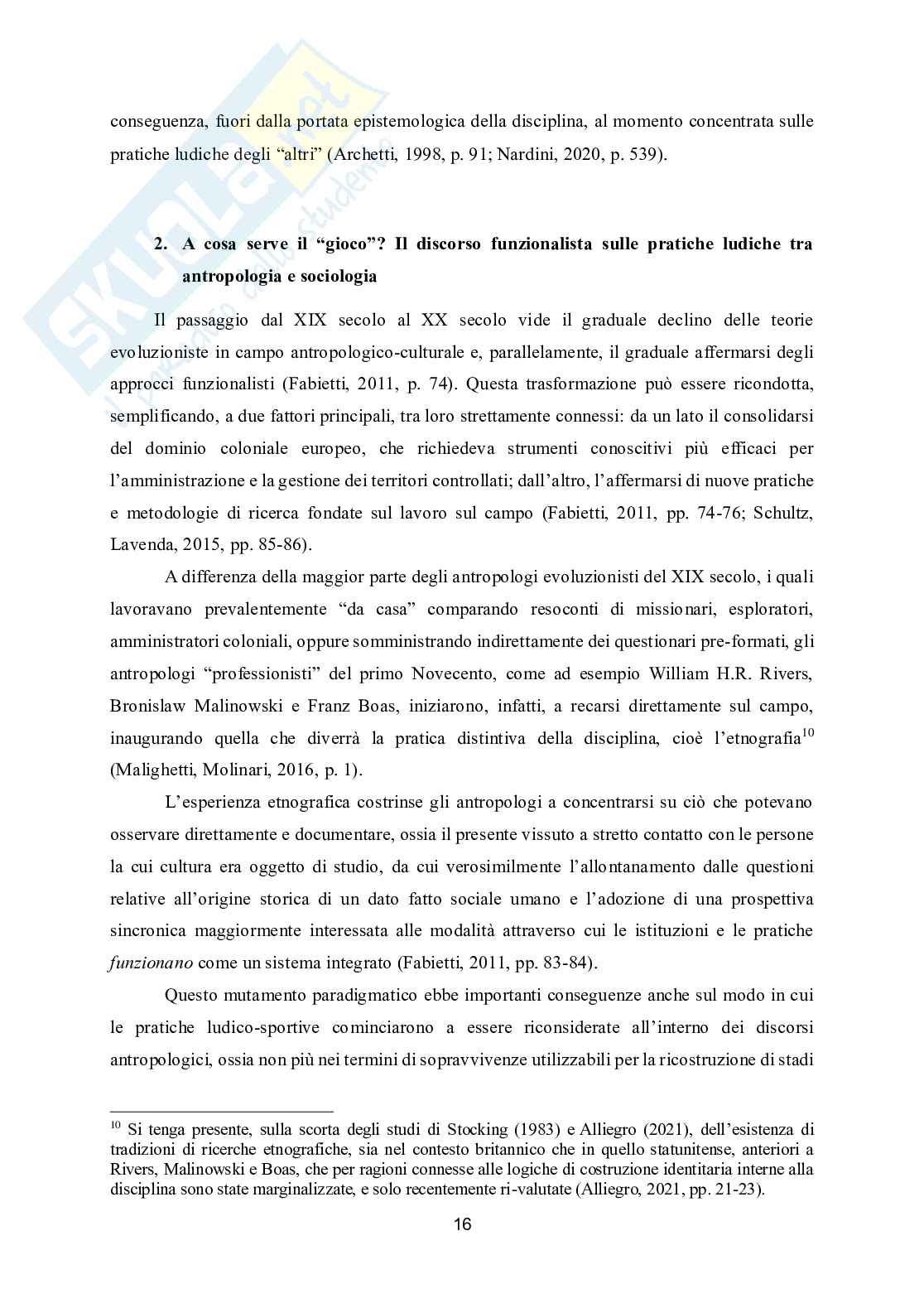 Bandeja y Cerveza. Lineamenti di un’etnografia della pratica sportiva padelistica nella provincia bolognese Pag. 16
