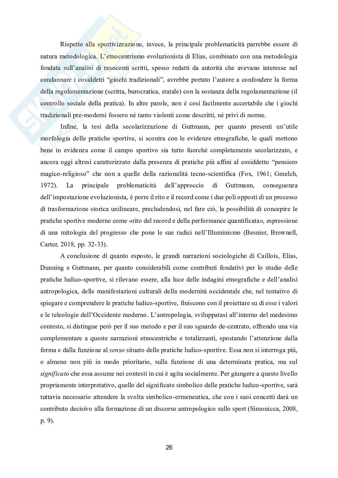 Bandeja y Cerveza. Lineamenti di un’etnografia della pratica sportiva padelistica nella provincia bolognese Pag. 26