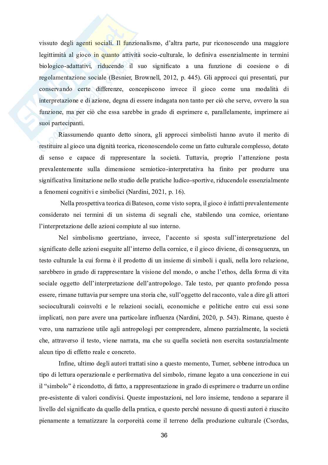 Bandeja y Cerveza. Lineamenti di un’etnografia della pratica sportiva padelistica nella provincia bolognese Pag. 36