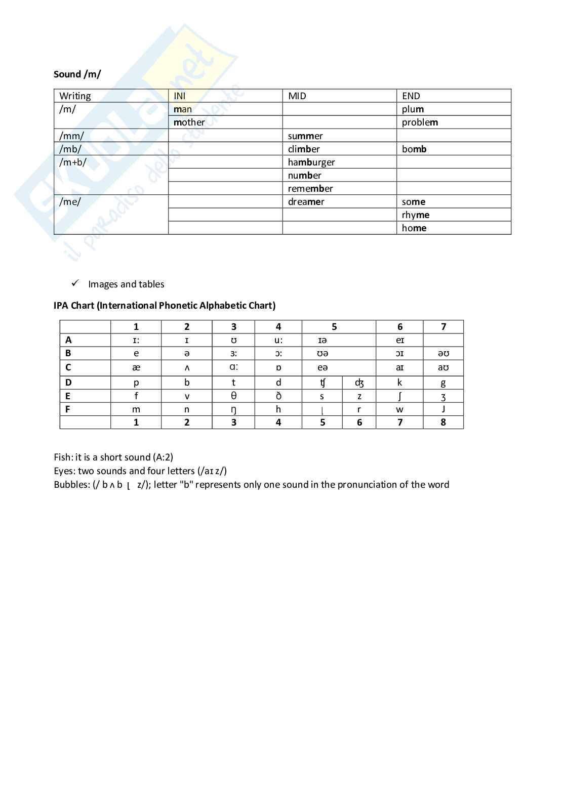 Laboratorio di lingua inglese (B024353) - Portfolio, esame scritto e orale, fonologia | SFP Notes Vol. 32 Pag. 46