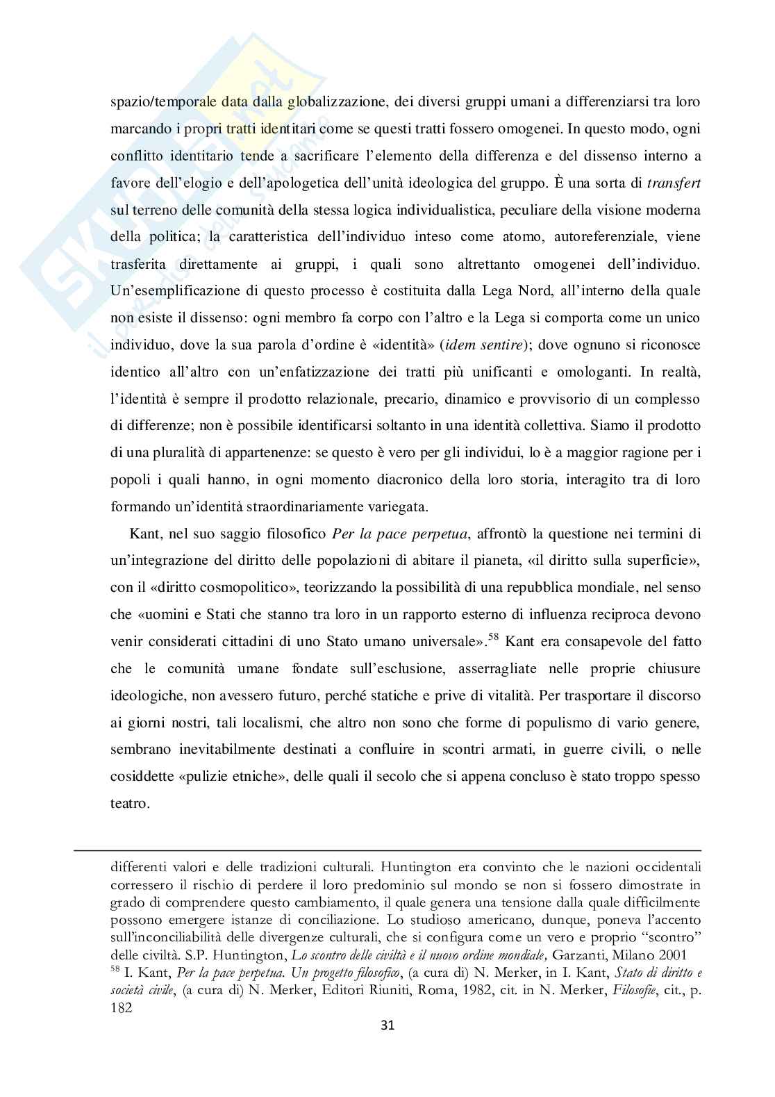 Tesi di Laurea in Filosofia, Società e Comunicazione - Populismo e democrazia. Orientamenti nel dibattito italiano Pag. 31