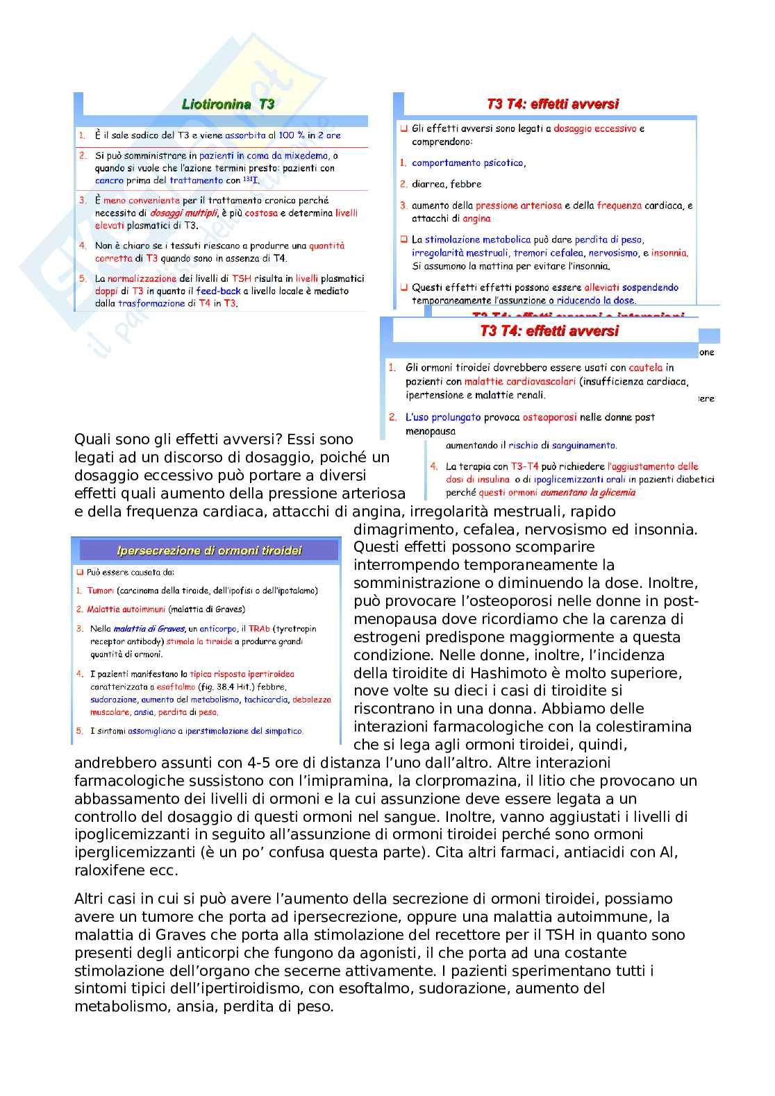 Farmacoterapia 2 - Parte 3 e 4 di 4 sugli ormoni Pag. 11