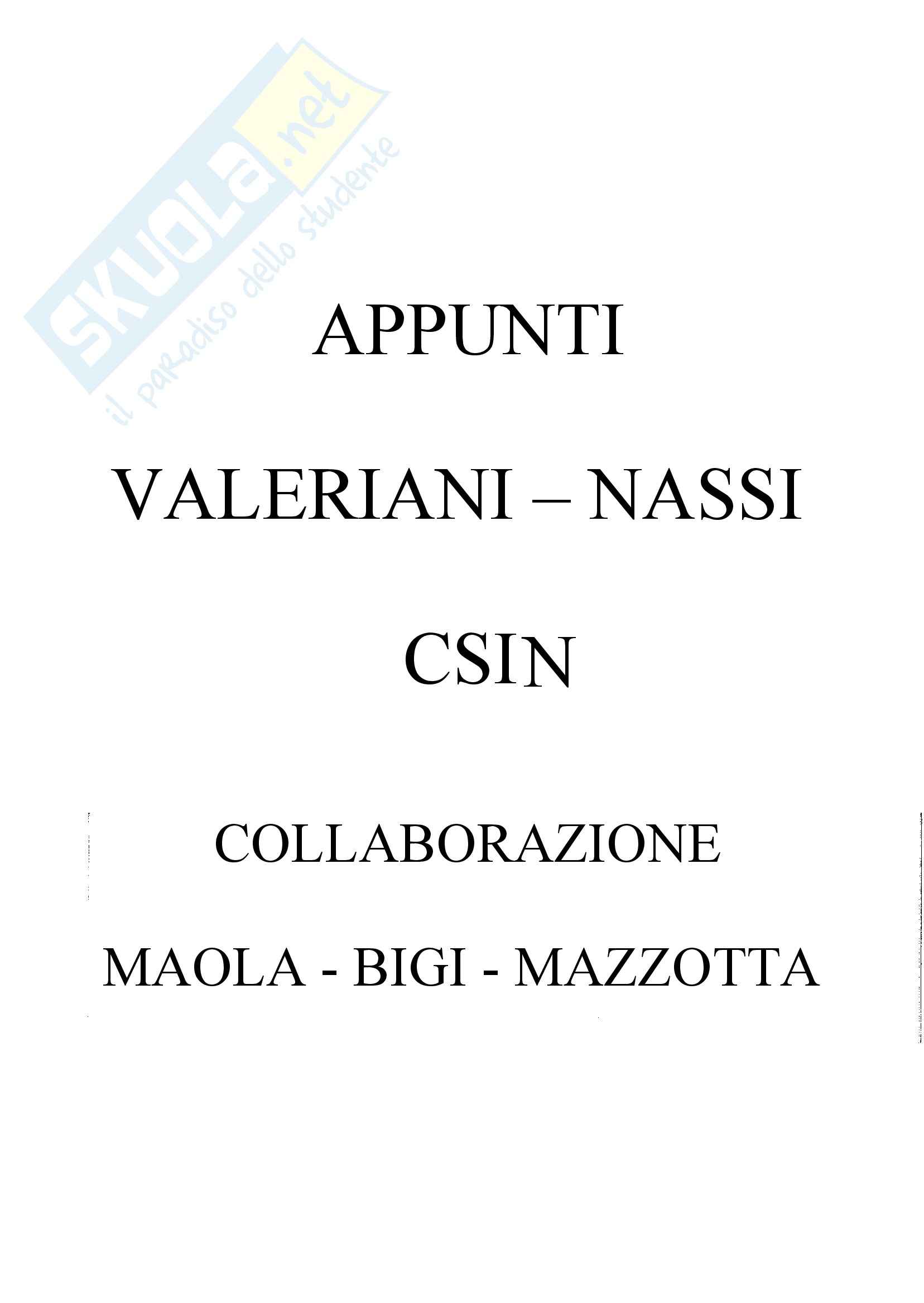 Teoria dei sistemi - Appunti Pag. 1
