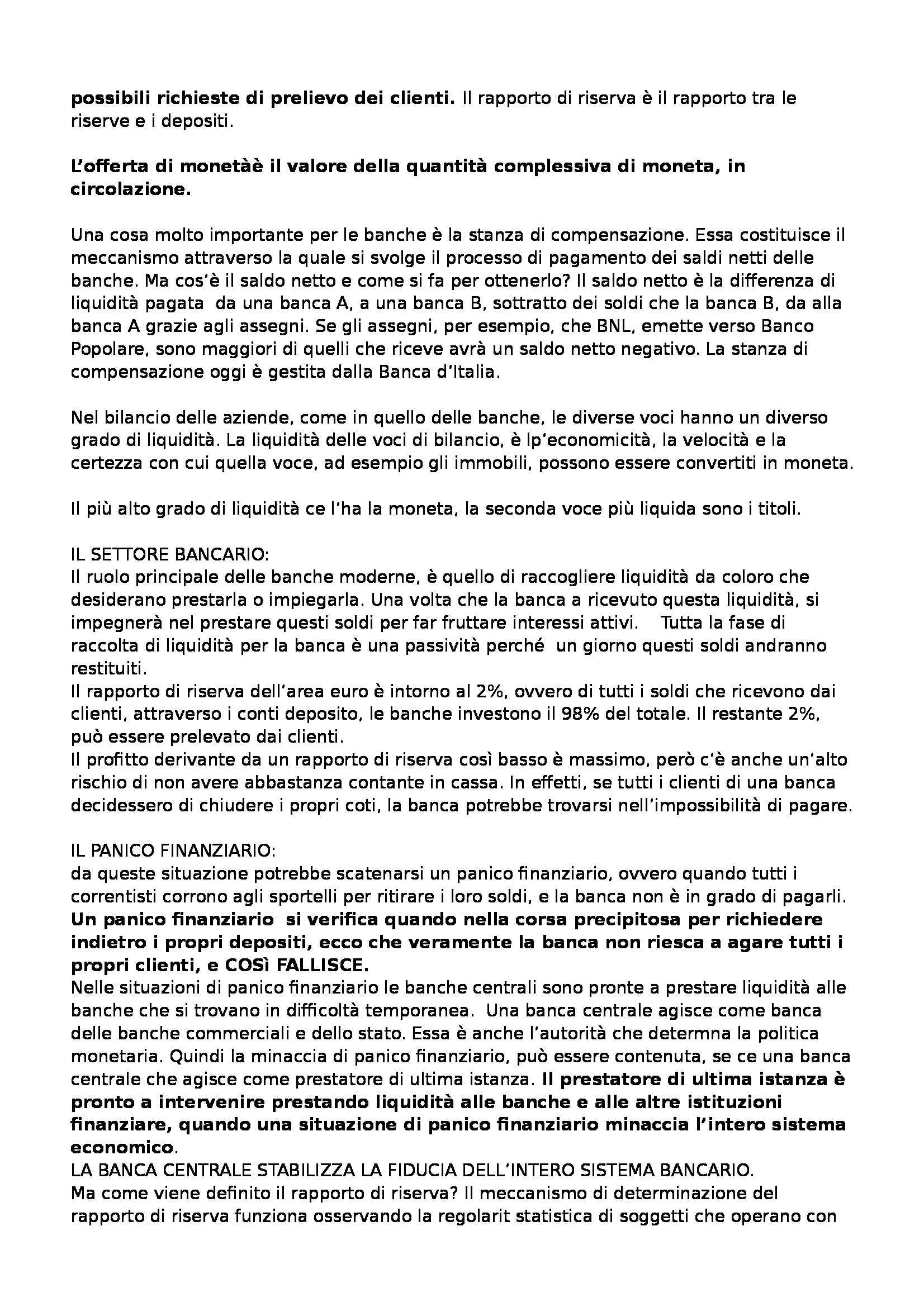 Riassunto esame Economia Politica, prof. Besana, libro consigliato Economia: parte di Microeconomia di Begg, Vernasca, Fischer e Dornbusch Pag. 36
