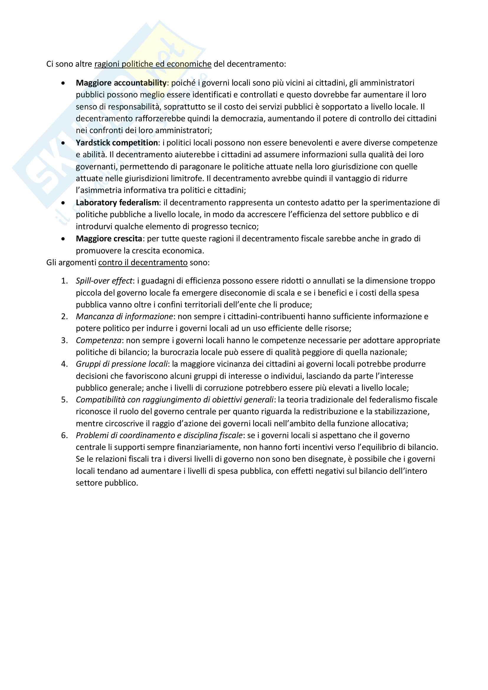 Appunti Scienza delle Finanze Pag. 51