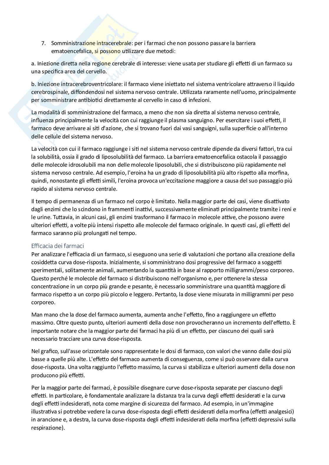 Psicobiologia e psicologia fisiologica Pag. 31