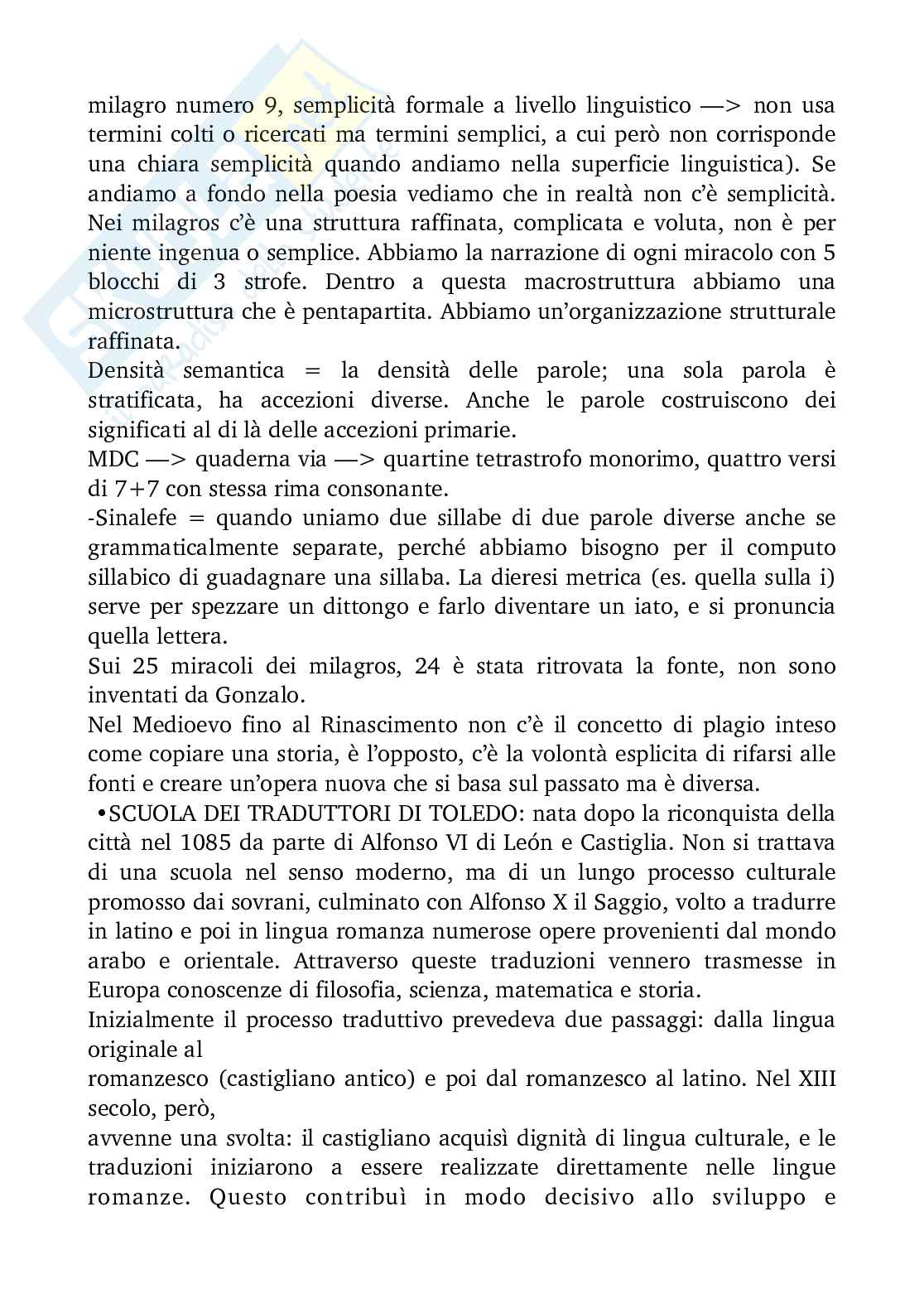 Appunti di Letteratura spagnola I  Pag. 16