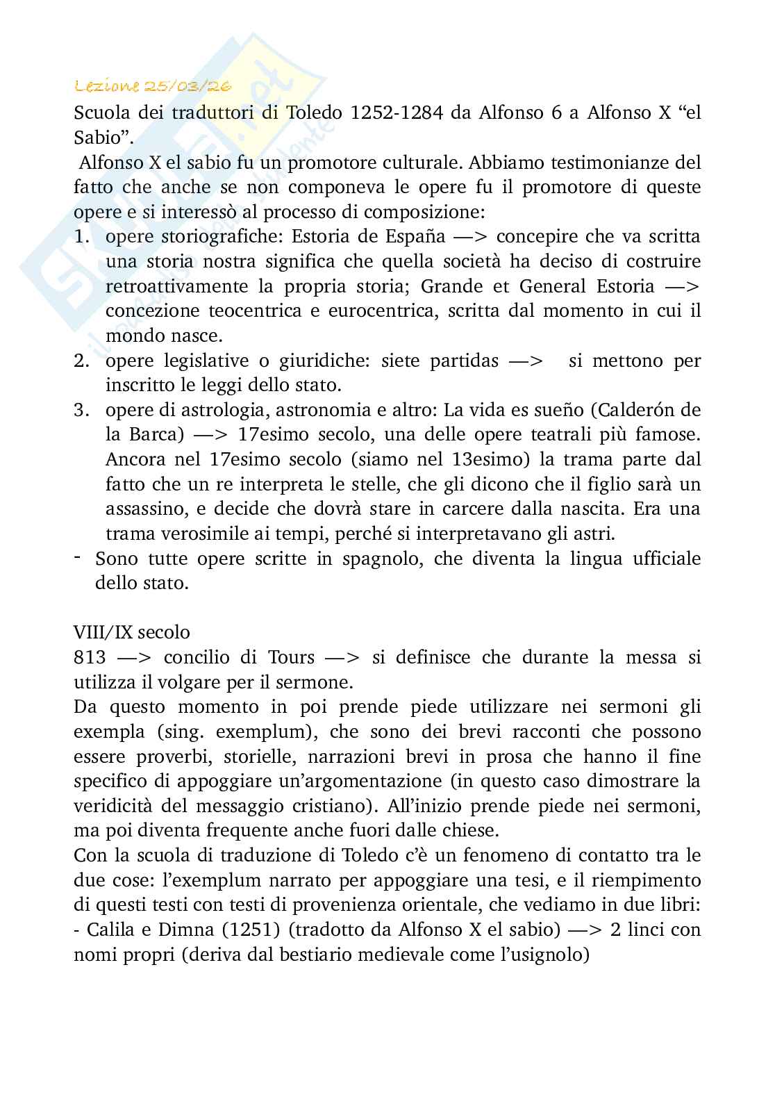 Appunti di Letteratura spagnola I  Pag. 21