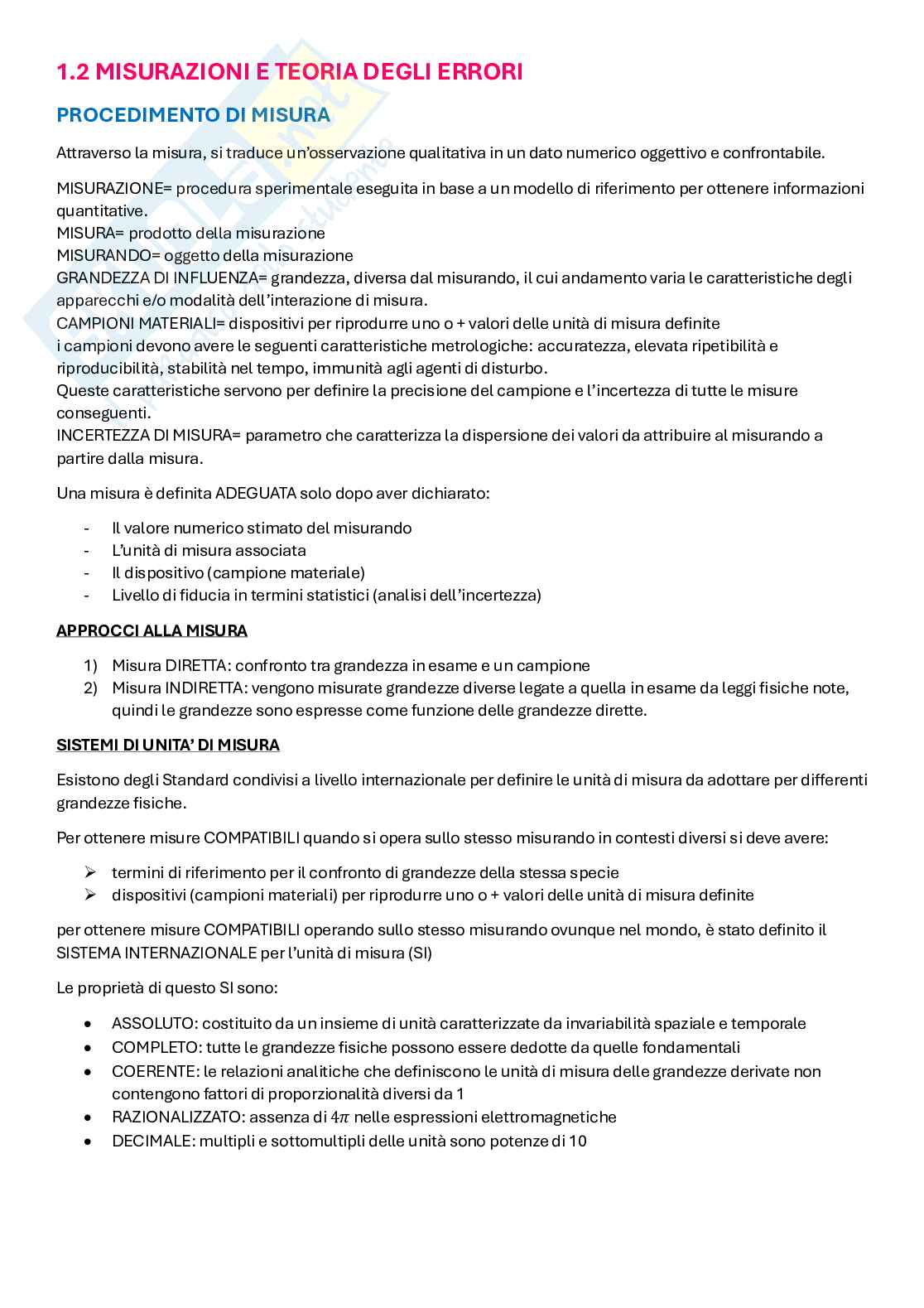 Appunti Biomeccanica sperimentale Pag. 2