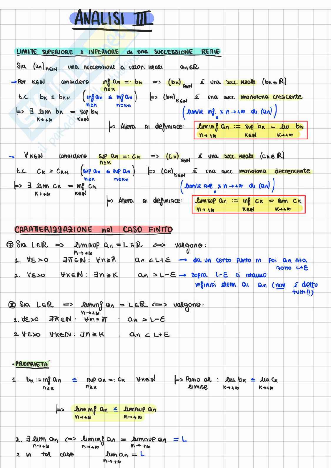 Appunti Analisi 3 - Analisi complessa Pag. 1