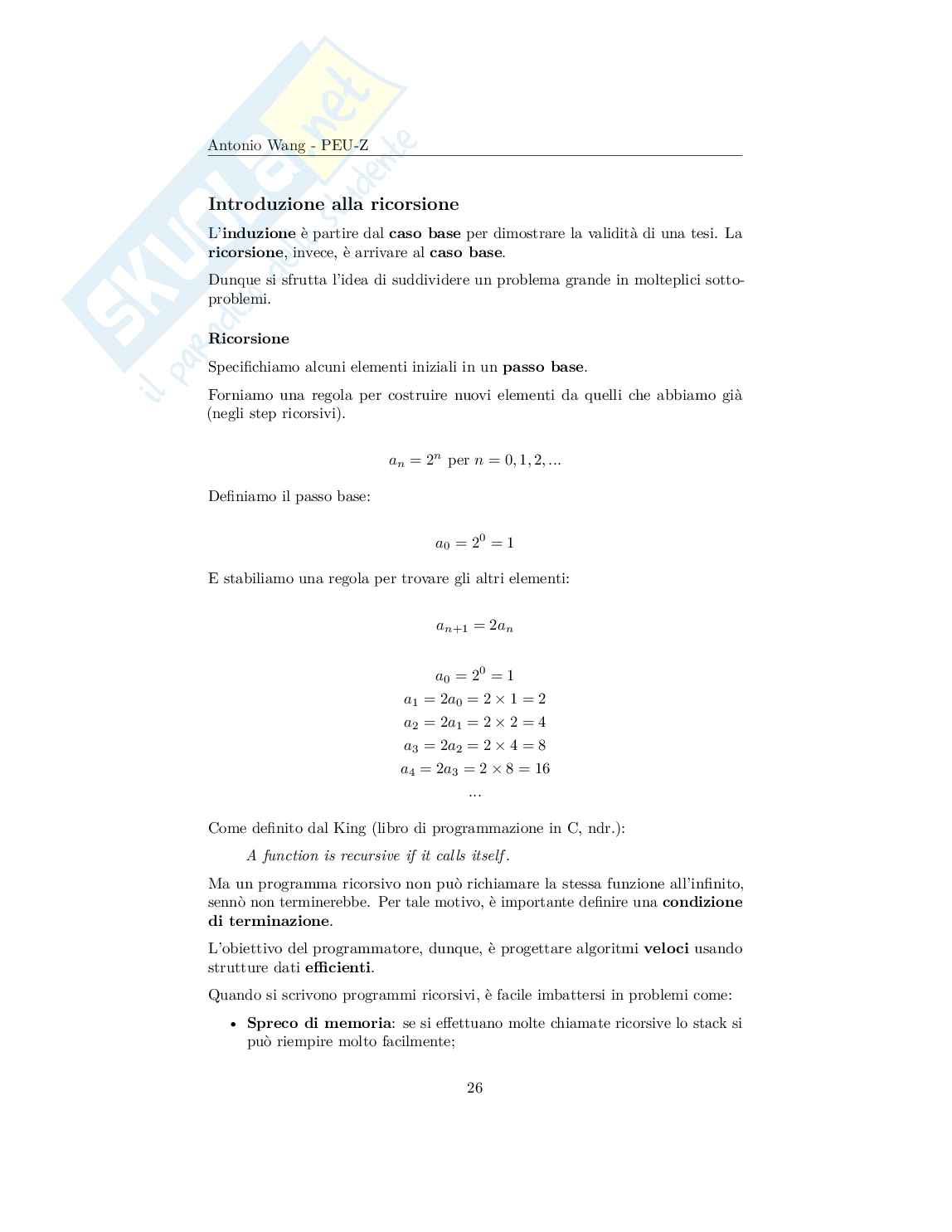 Metodi matematici per l'informatica – Appunti logica, insiemi e induzione, appunti di logica matematica Pag. 26