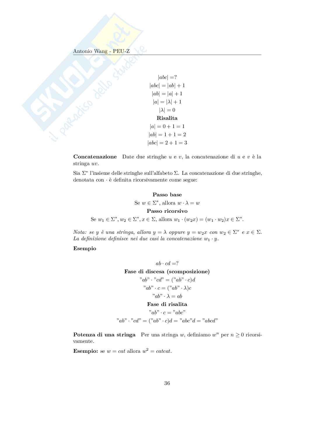 Metodi matematici per l'informatica – Appunti logica, insiemi e induzione, appunti di logica matematica Pag. 36