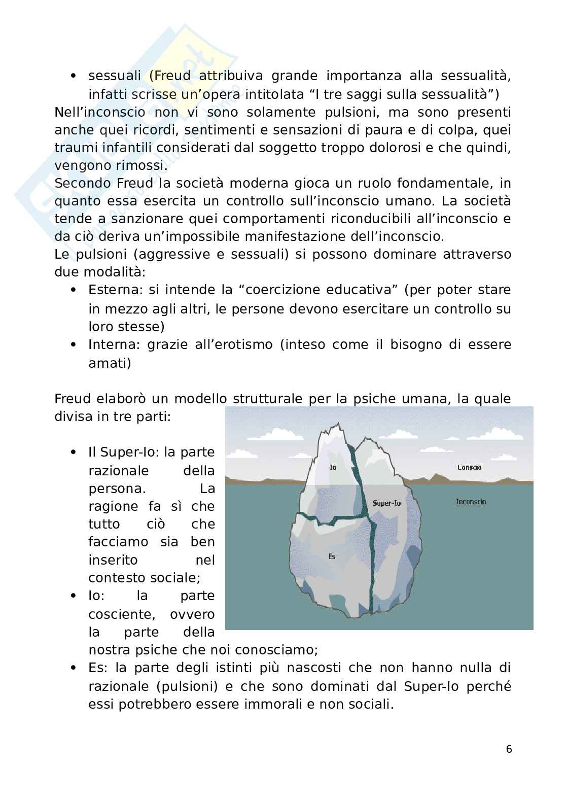 Sogno, sonno e desiderio - Tesina per Istituto tecnico commerciale Pag. 6