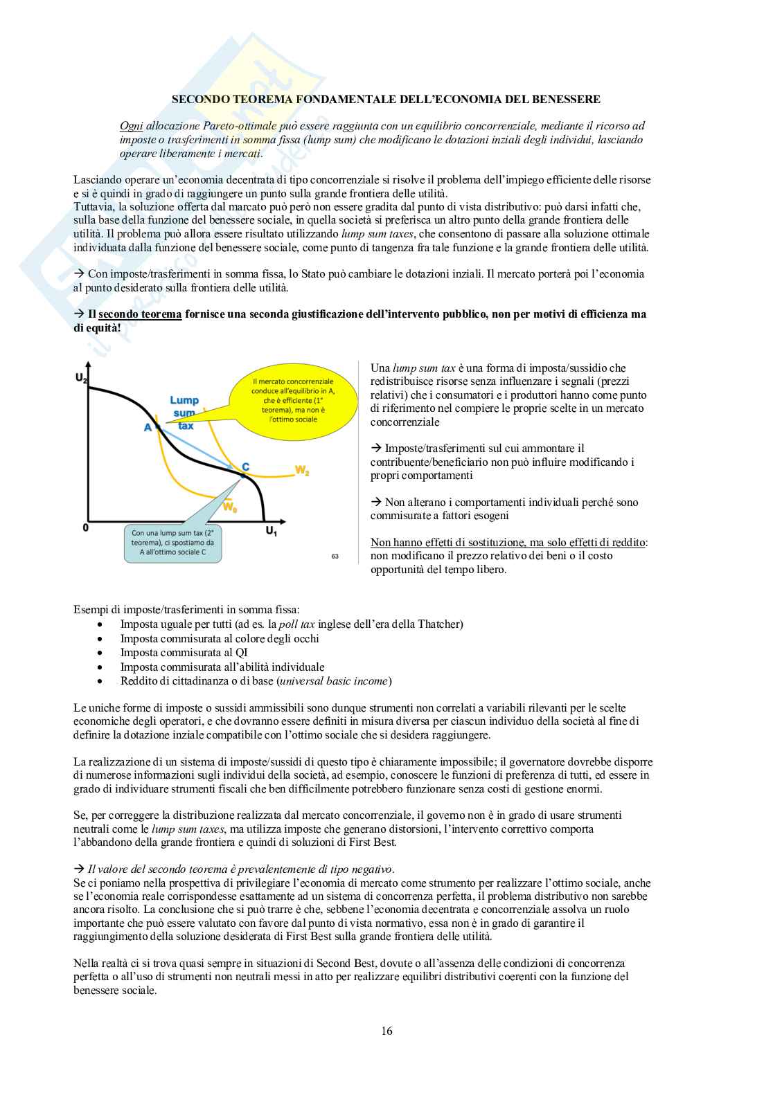 Scienza delle Finanze Pag. 16