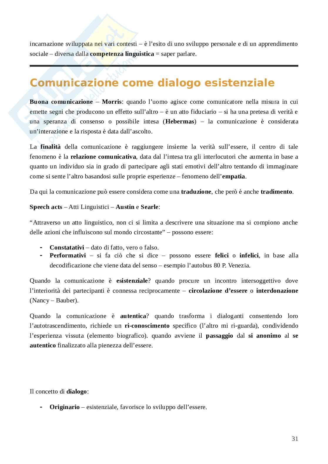 Appunti di Antropologia e comunicazione  Pag. 31