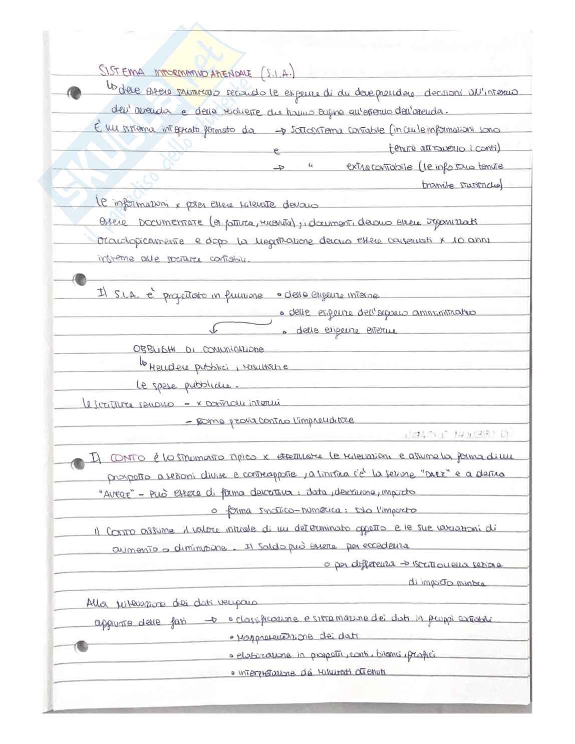Appunti Contabilità e bilancio   Pag. 1