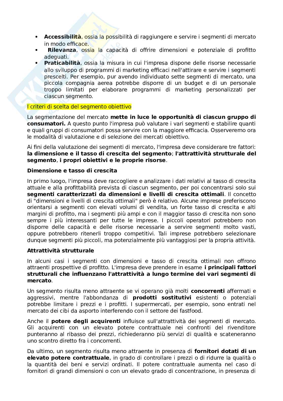 Domande Marketing turistico  Pag. 6