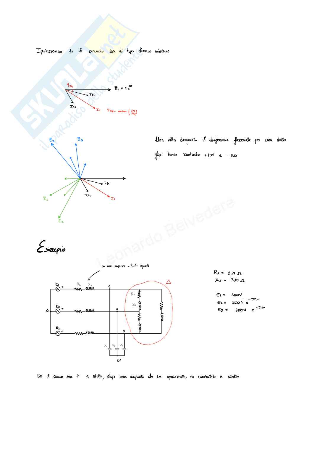 Elettrotecnica - Sistemi trifase Pag. 11