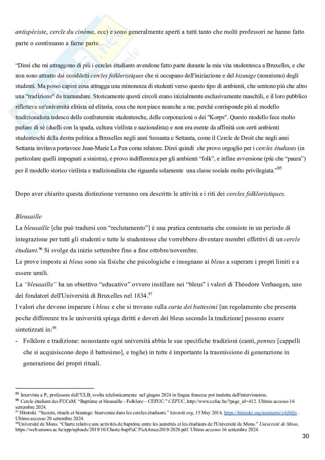 Confraternite universitarie in Europa: il caso dei cercles in Belgio Pag. 31