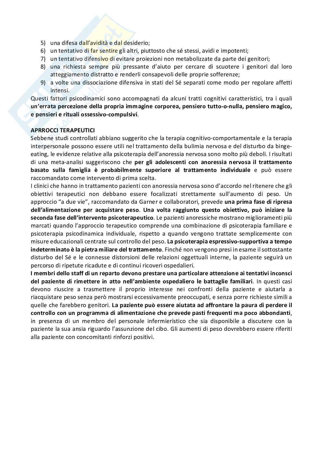 Riassunto esame Psicologia, libro consigliato "Psichiatria psicodinamica" (Glen O. Gabbard) Pag. 41