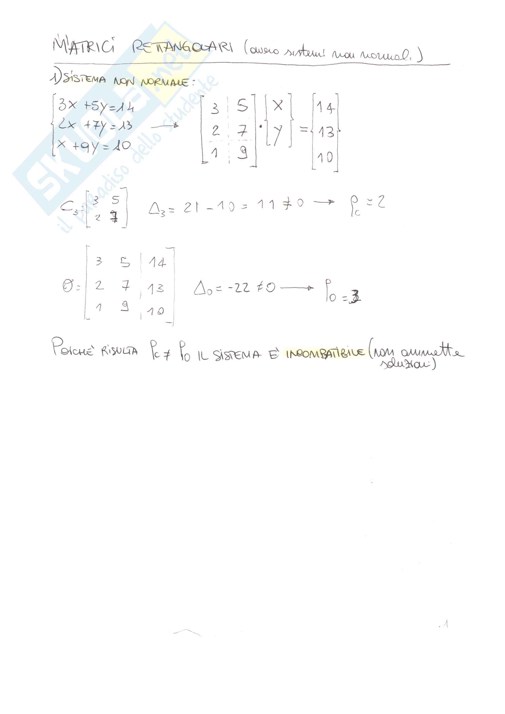 Richiami di Matematica applicata per Scienza delle costruzioni Pag. 26