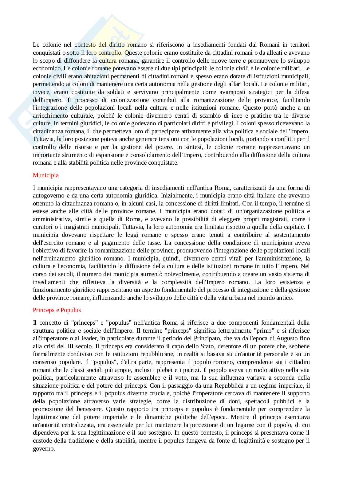 Domande aperte Diritto romano Pag. 16