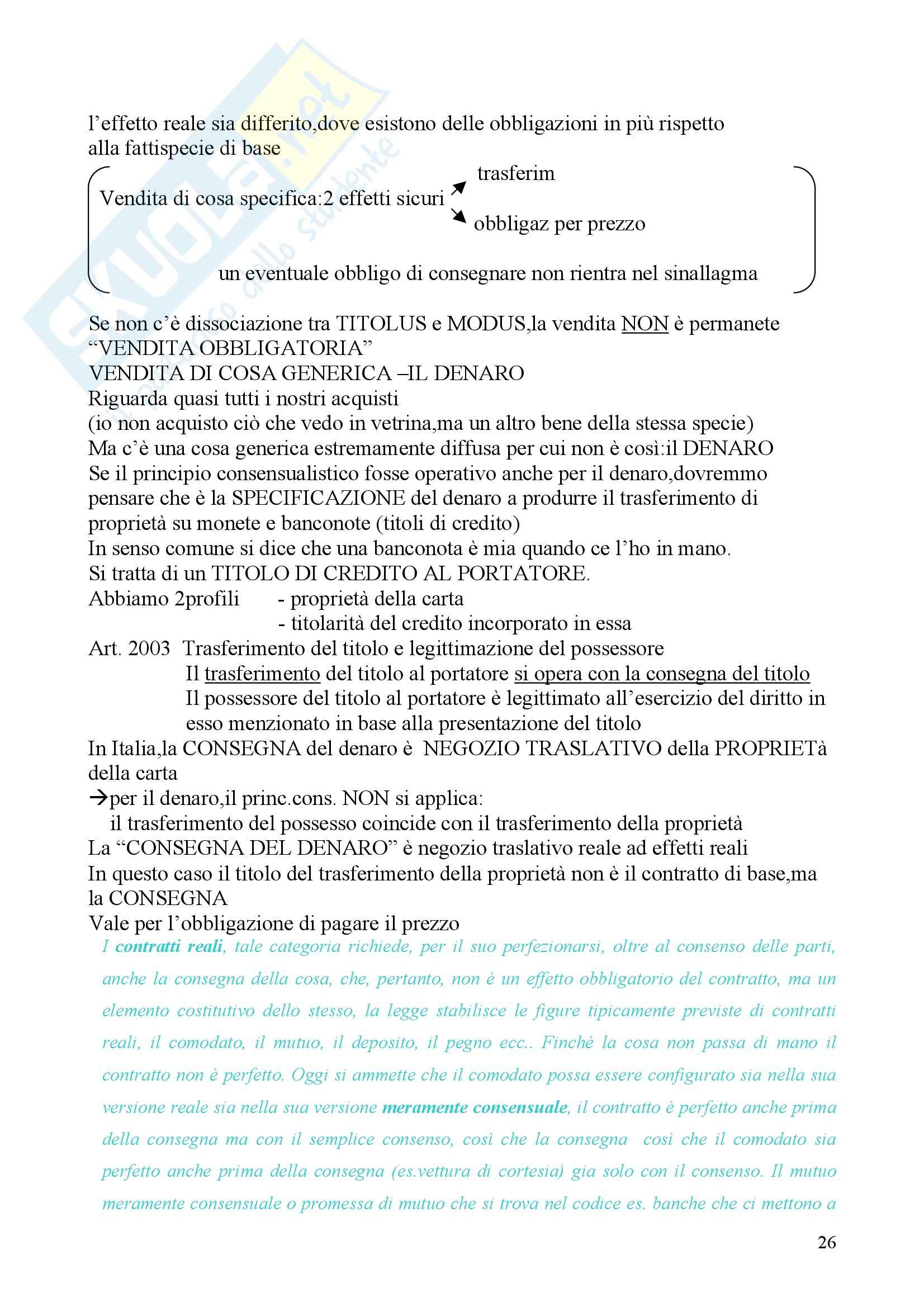 Diritto civile - la causa Pag. 26