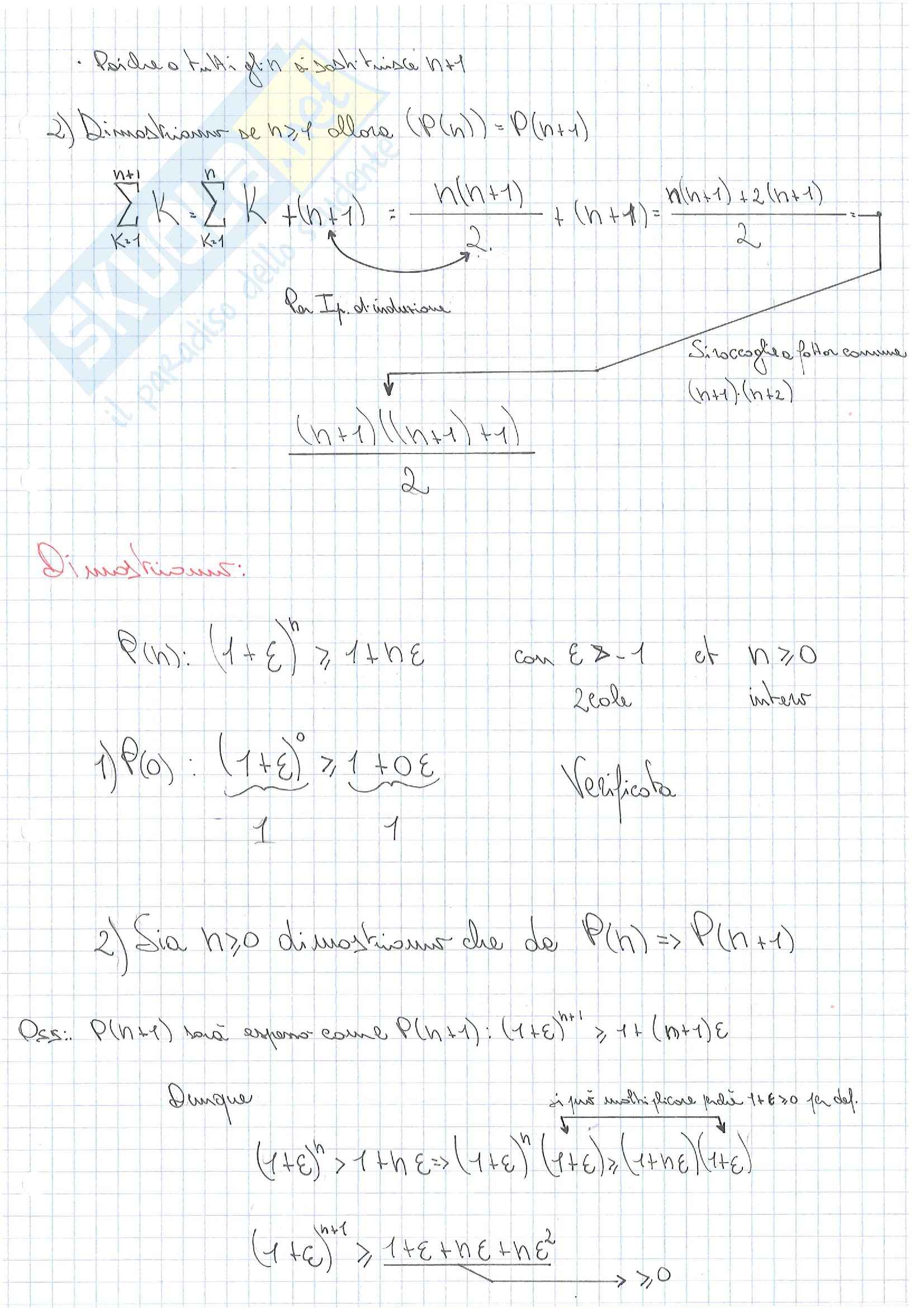 Lezioni, Analisi e geometria I Pag. 11